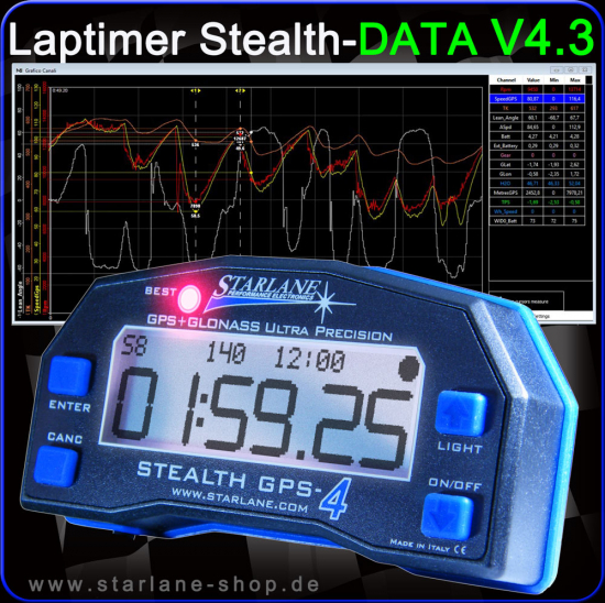 GPS Laptimer STEALTH - DL V4